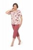 Piżama Martel Maria I 200 kr/r 3XL-4XL damska rozpinana